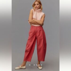 Anthropologie Pilcro Cropped Vintage Barrel Jeans EUC size 23